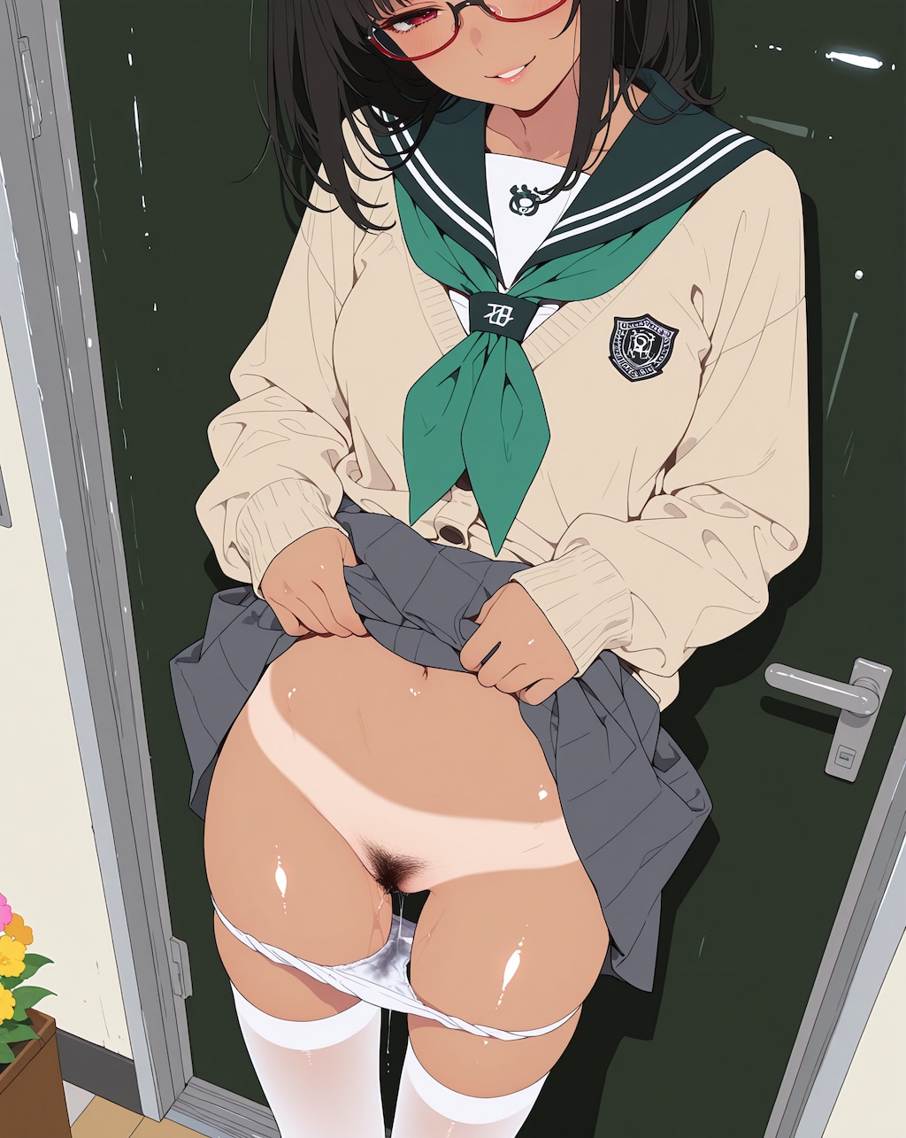 とりま脱いどく？…熱帯雨林びしょびしょ♡