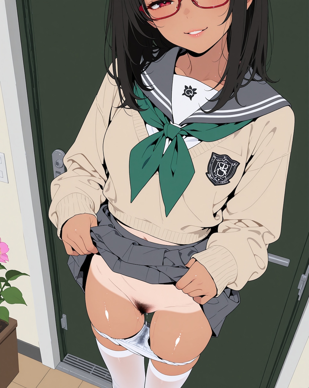 とりま脱いどく？…熱帯雨林びしょびしょ♡