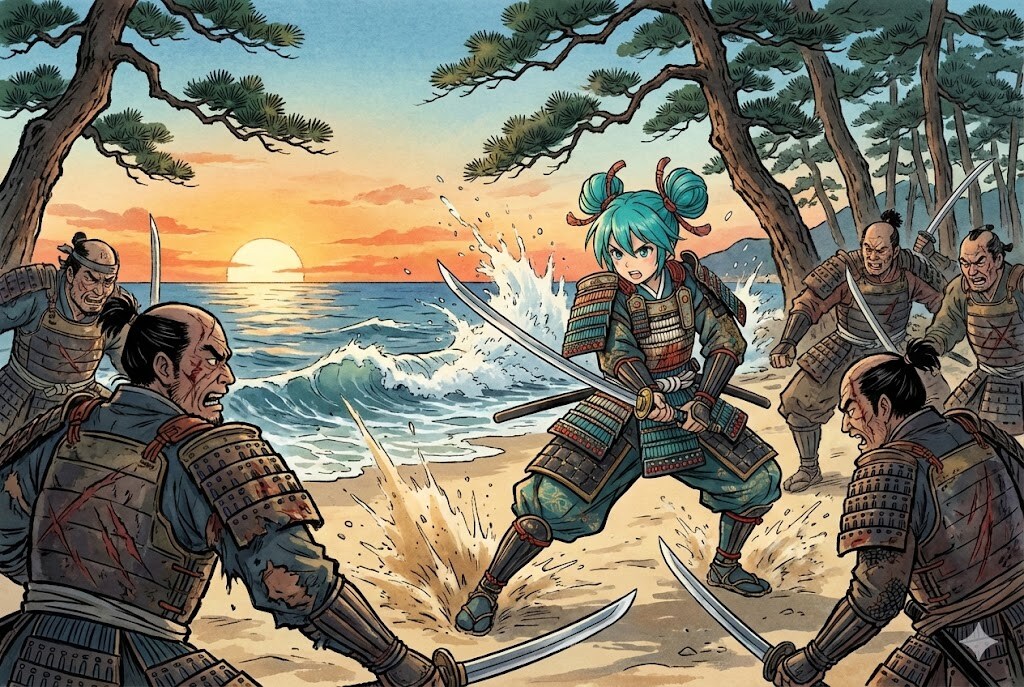 若武者ミク | の人気AIイラスト・グラビア