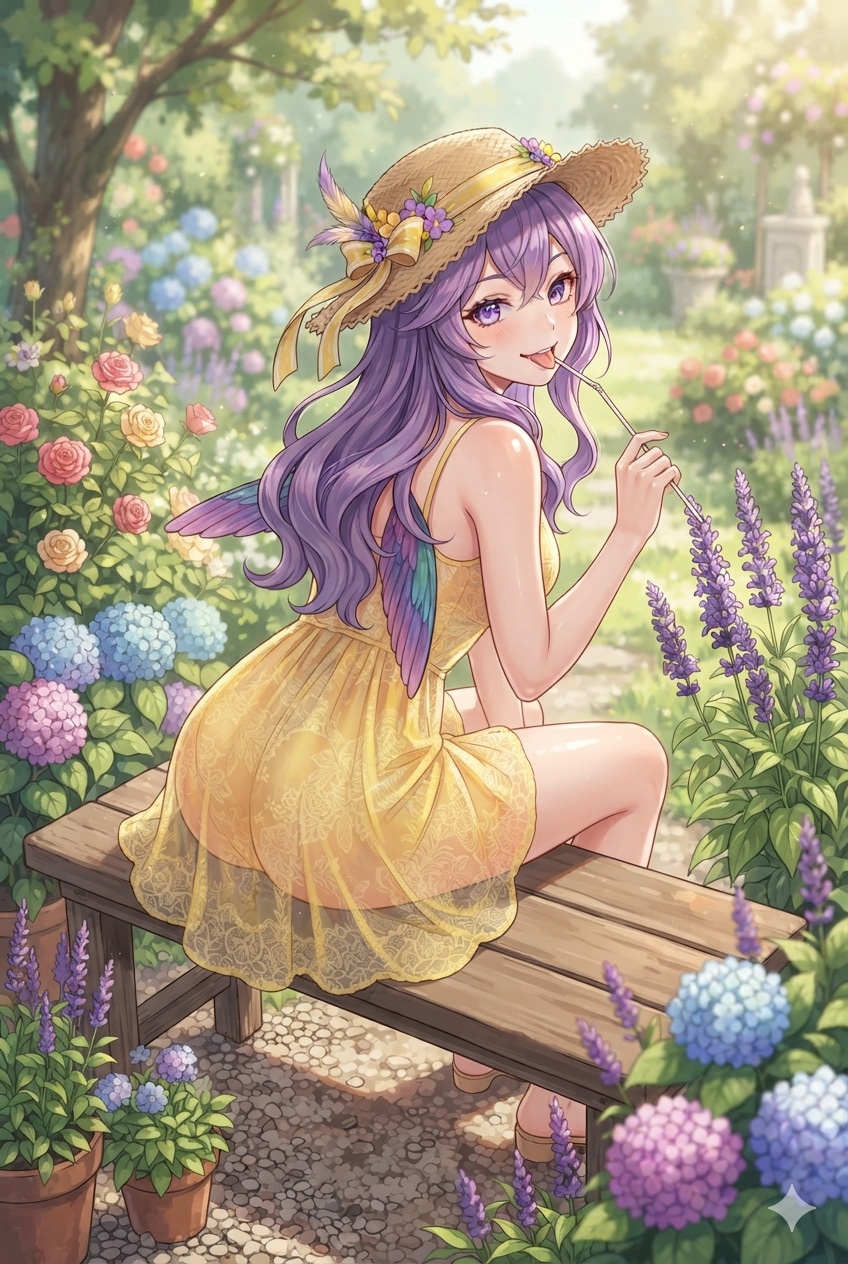 ハチドリ擬人化(麦わらワンピ)
