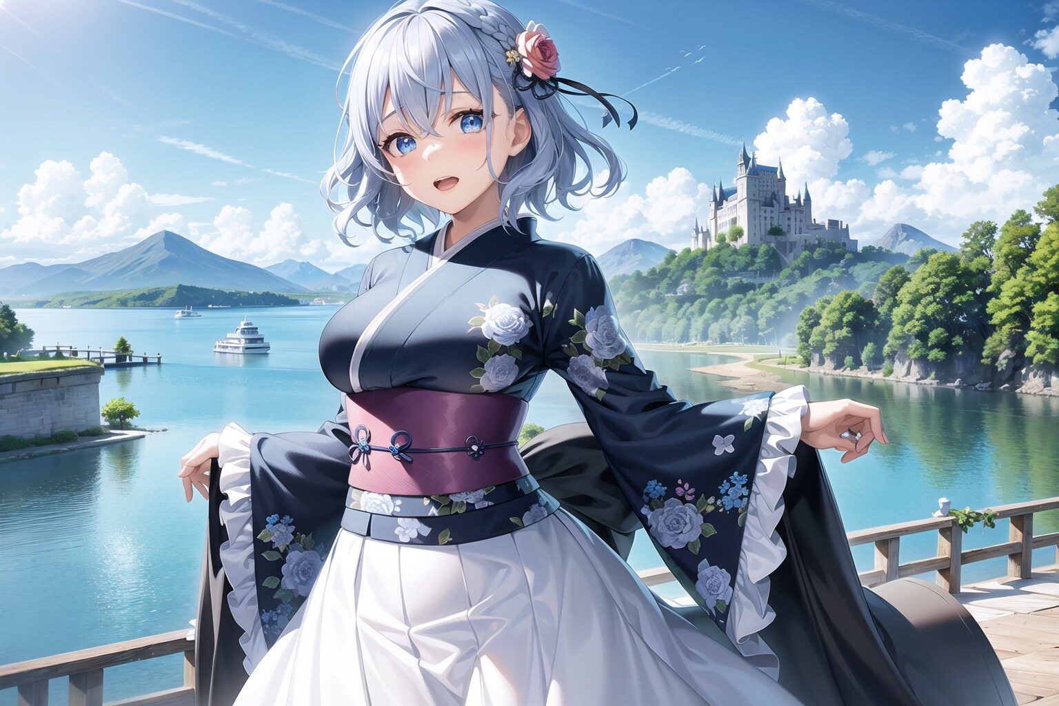 着物少女が異世界転生