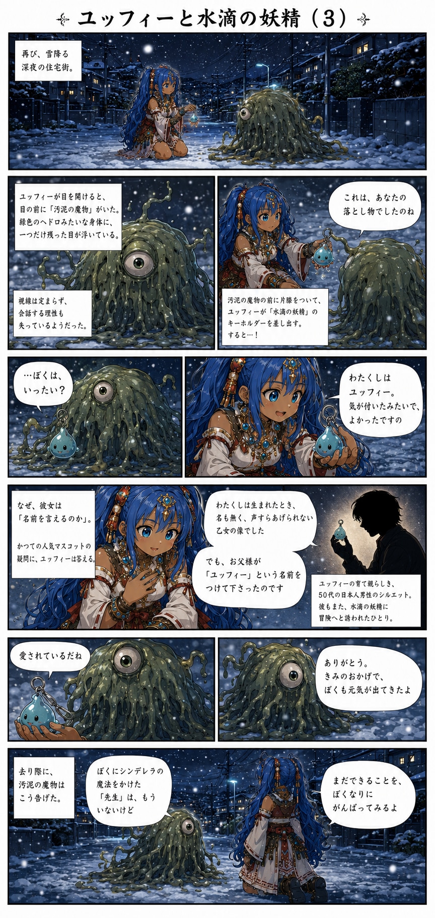 （３）ユッフィーと水滴の妖精