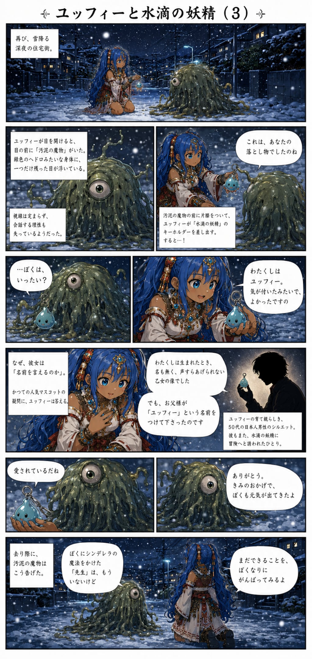 （３）ユッフィーと水滴の妖精
