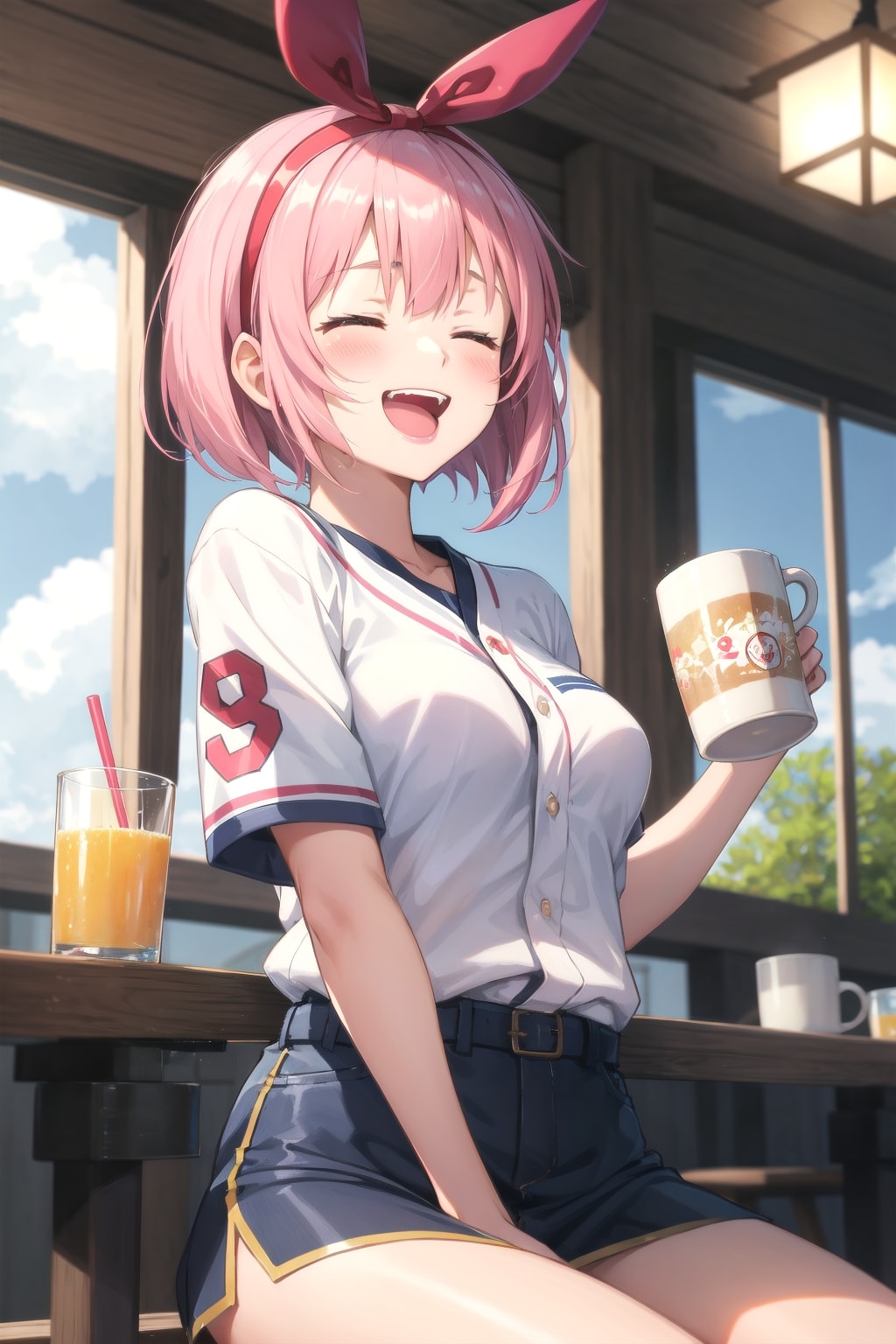 朝から飲み会するJK