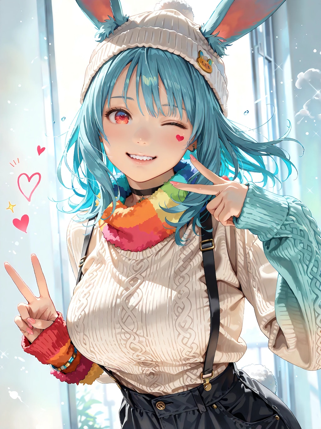 結月のピース✌💖