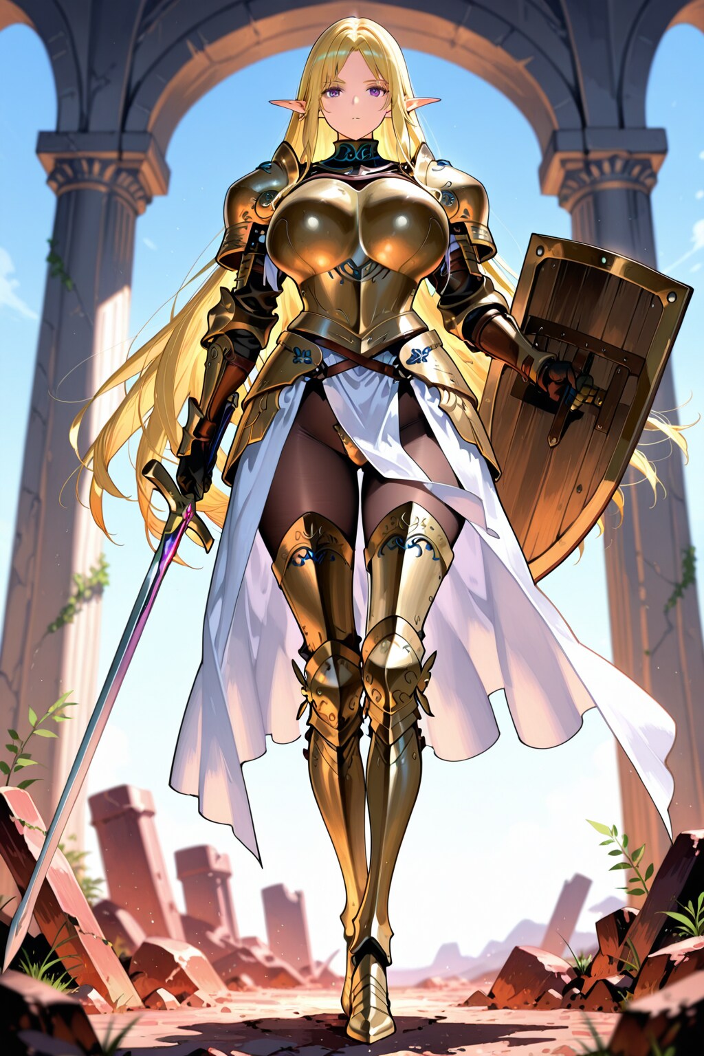 エルフの戦乙女　武装状態