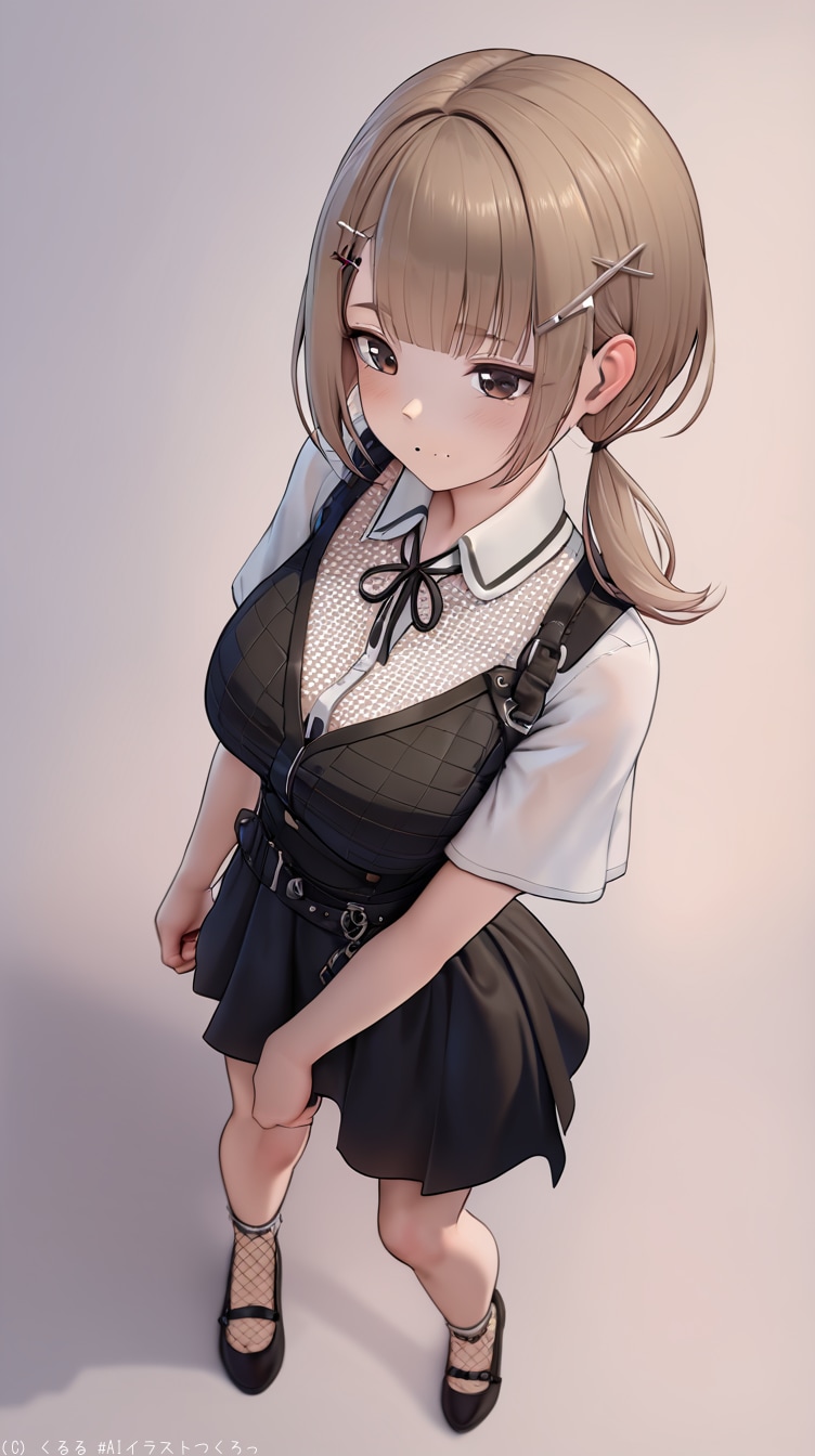 原宿シアー系ver. ちゃおコーデ | の人気AIイラスト・グラビア