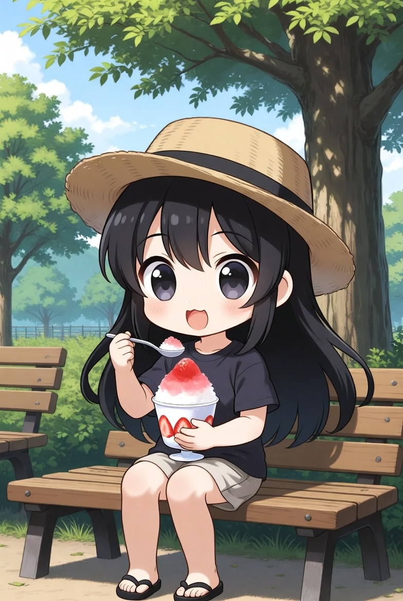 暑い日に食べるかき氷って美味しいよねー