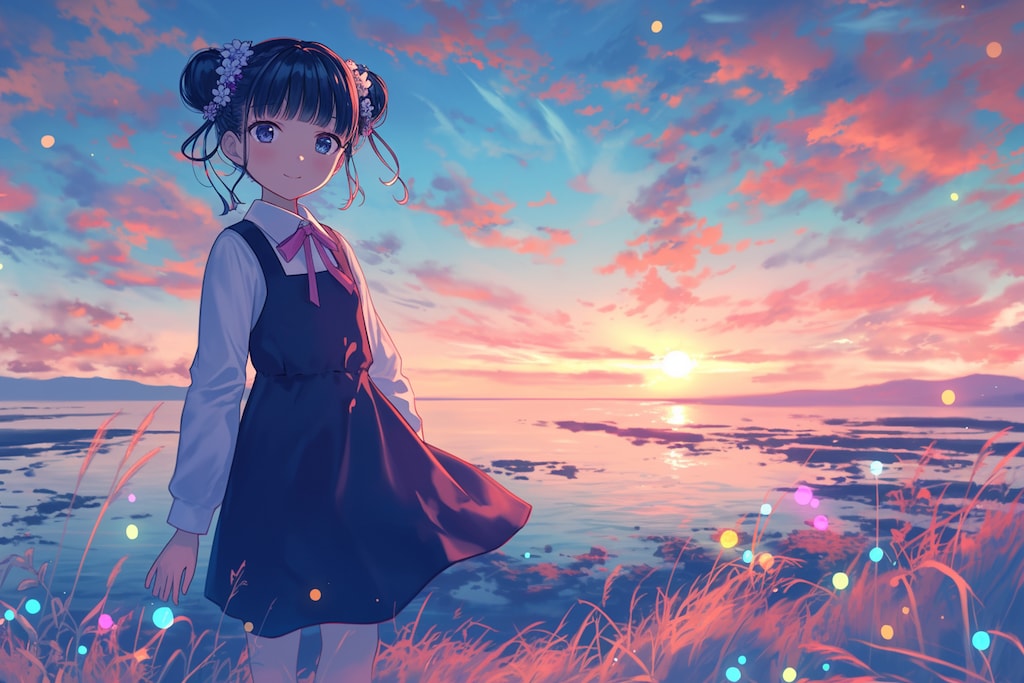 夕暮れのおだんごちゃん🍡✨141