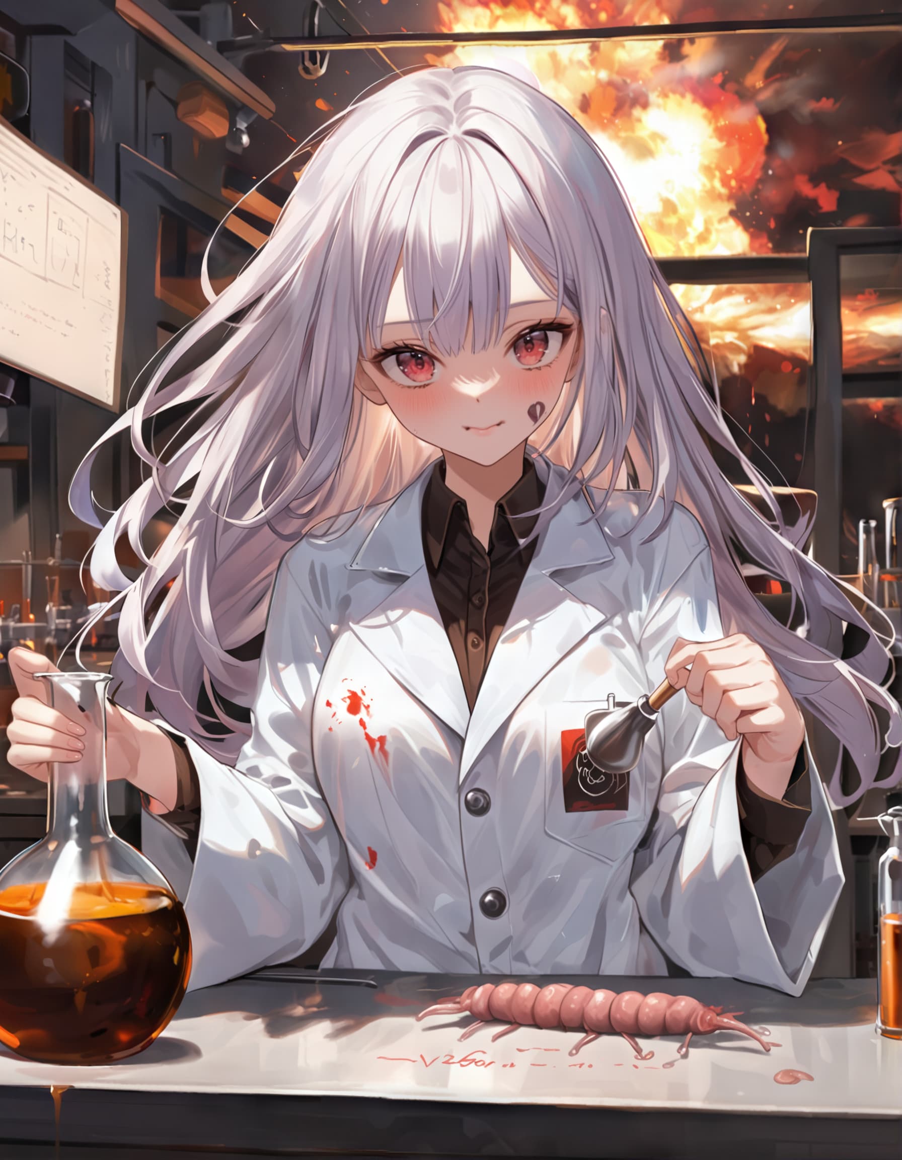 危険な研究室 | の人気AIイラスト・グラビア