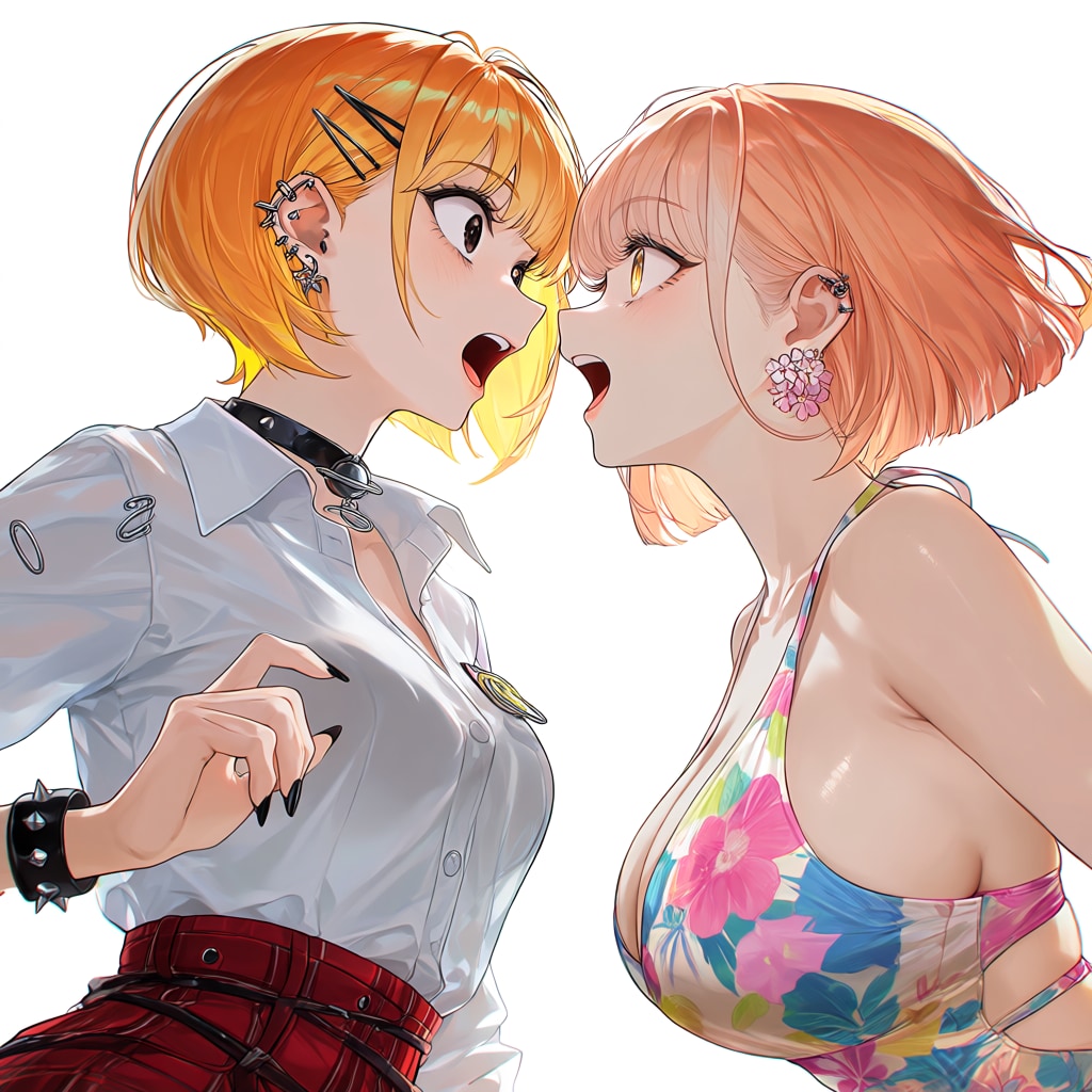 【御礼FA】朱鷺野ほのかN’双葉 | の人気AIイラスト・グラビア
