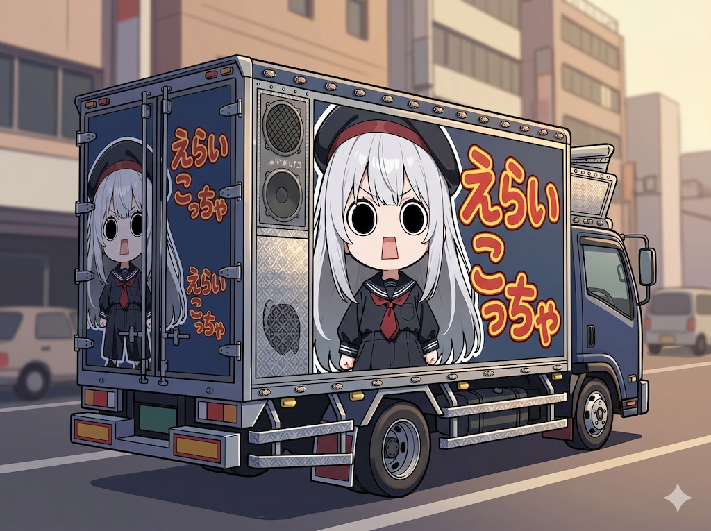 アドトラックえらいこっちゃ嬢