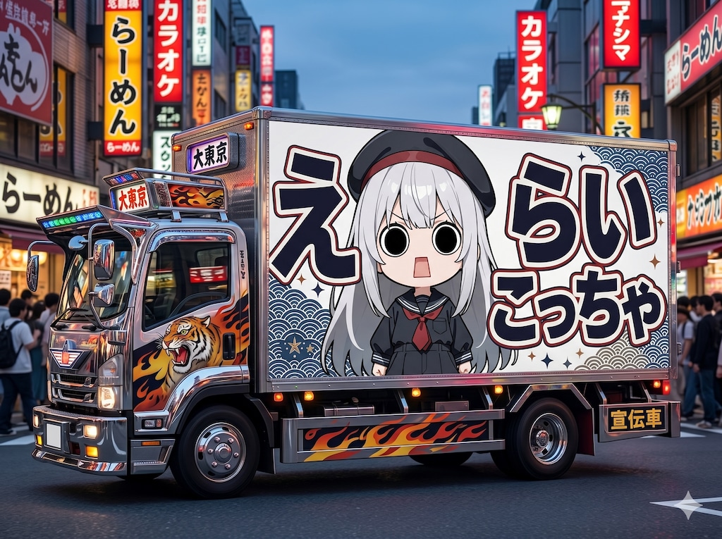 アドトラックえらいこっちゃ嬢