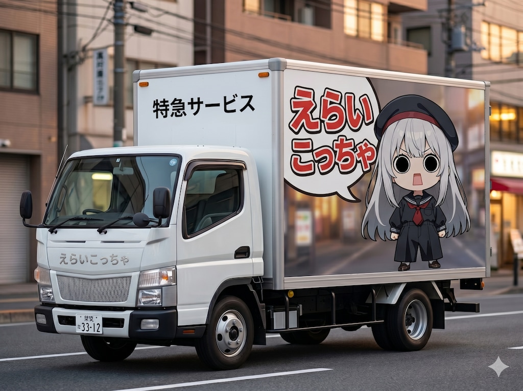アドトラックえらいこっちゃ嬢