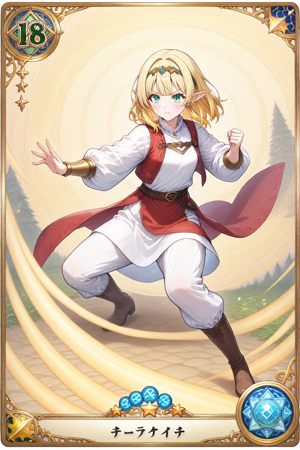 エルフの拳闘士さん