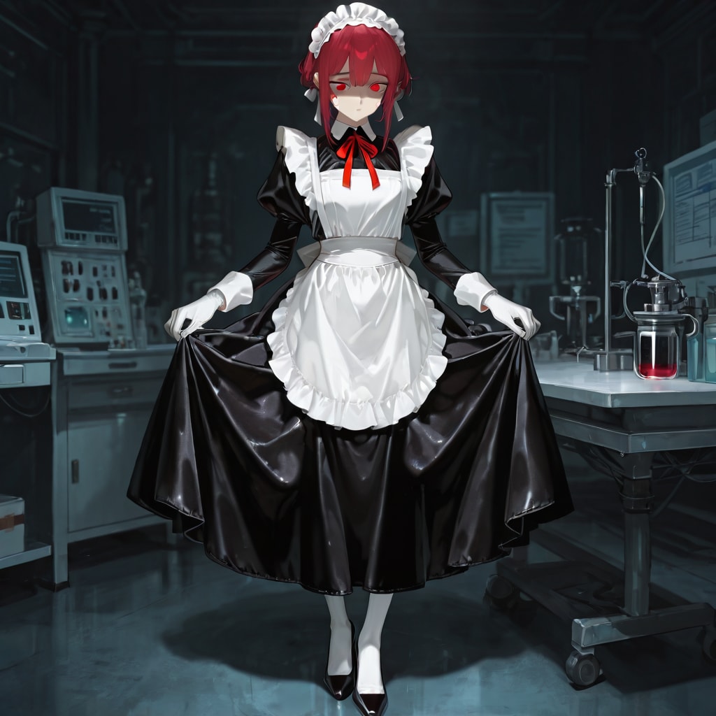 忠実なる黒メイド　ホラー風　「何なりとお申しつけ下さいませ、ご主人様」