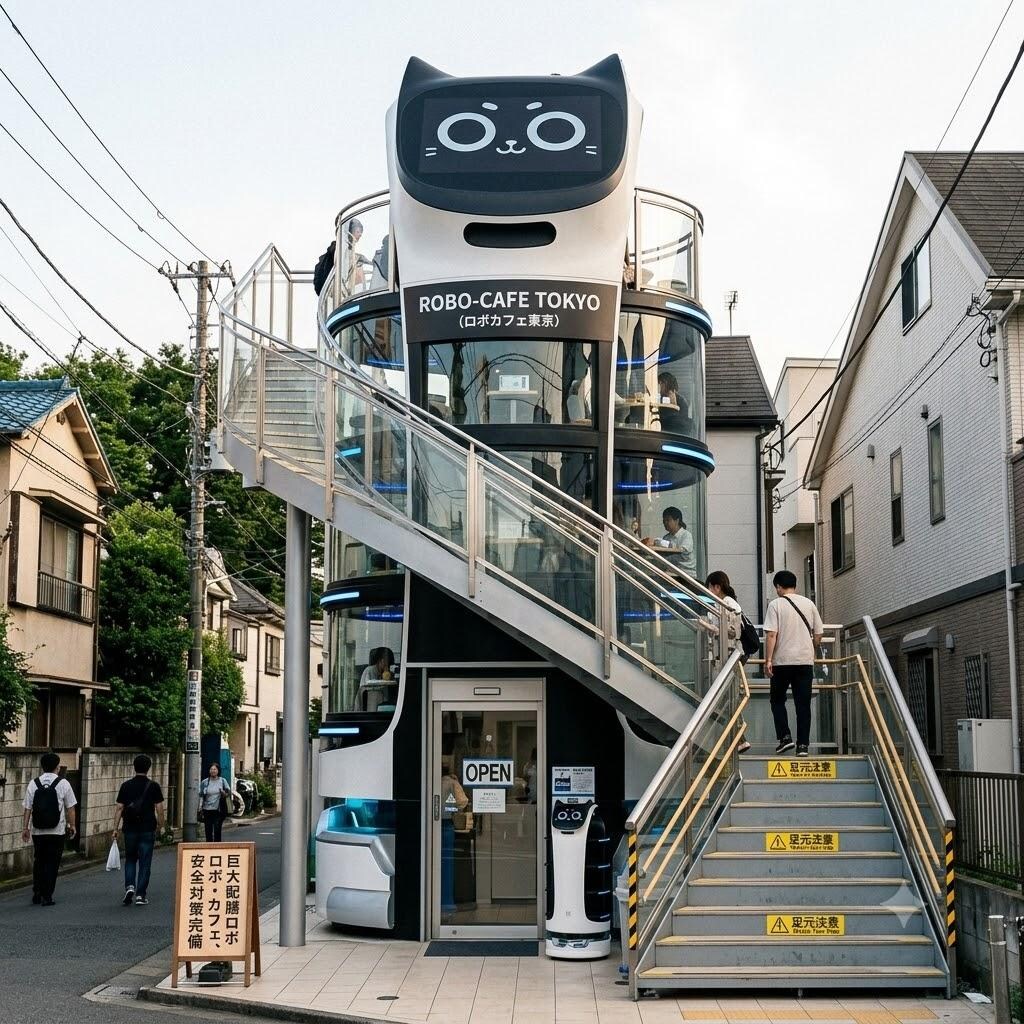 配膳ロボット建築