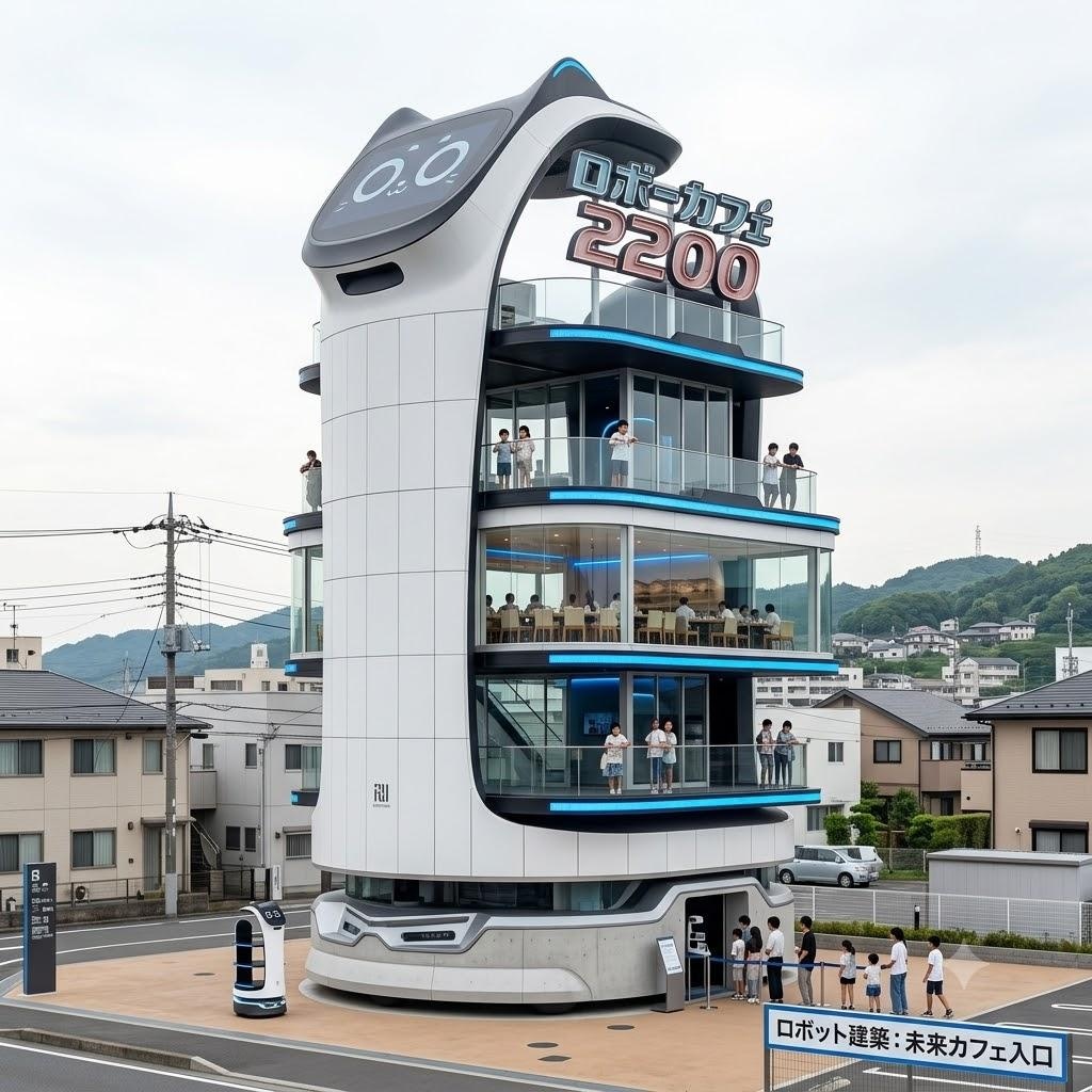 配膳ロボット建築