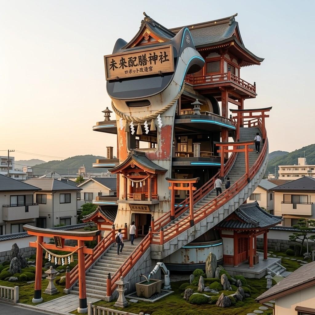 配膳ロボット建築