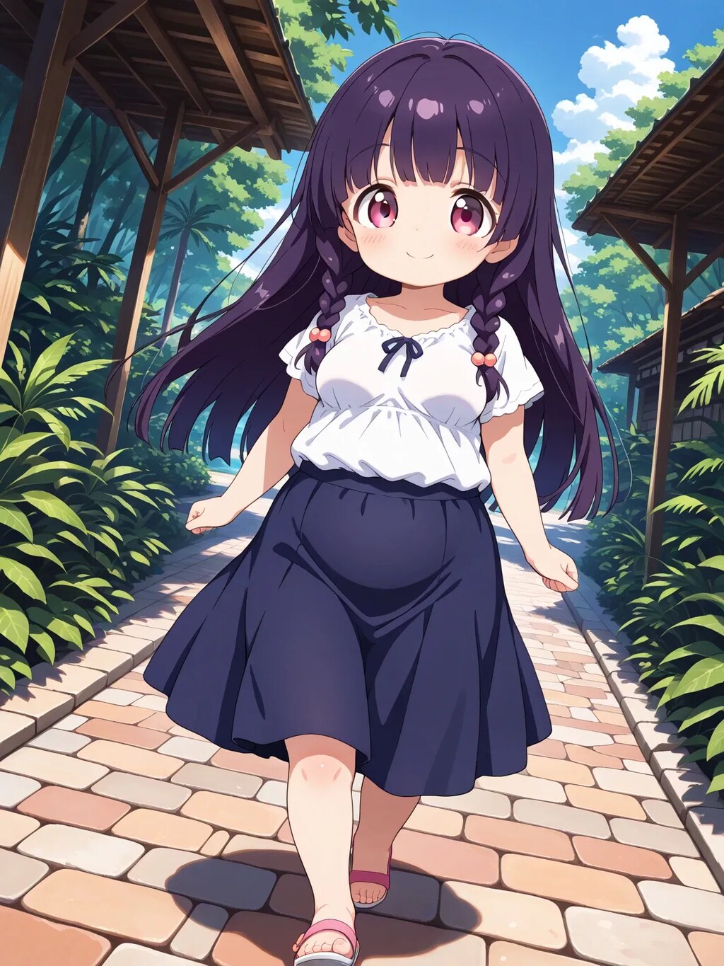 リゾート地のゆうこちゃん