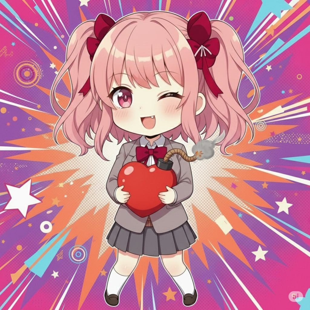 ちびキャラ爆弾娘 | の人気AIイラスト・グラビア