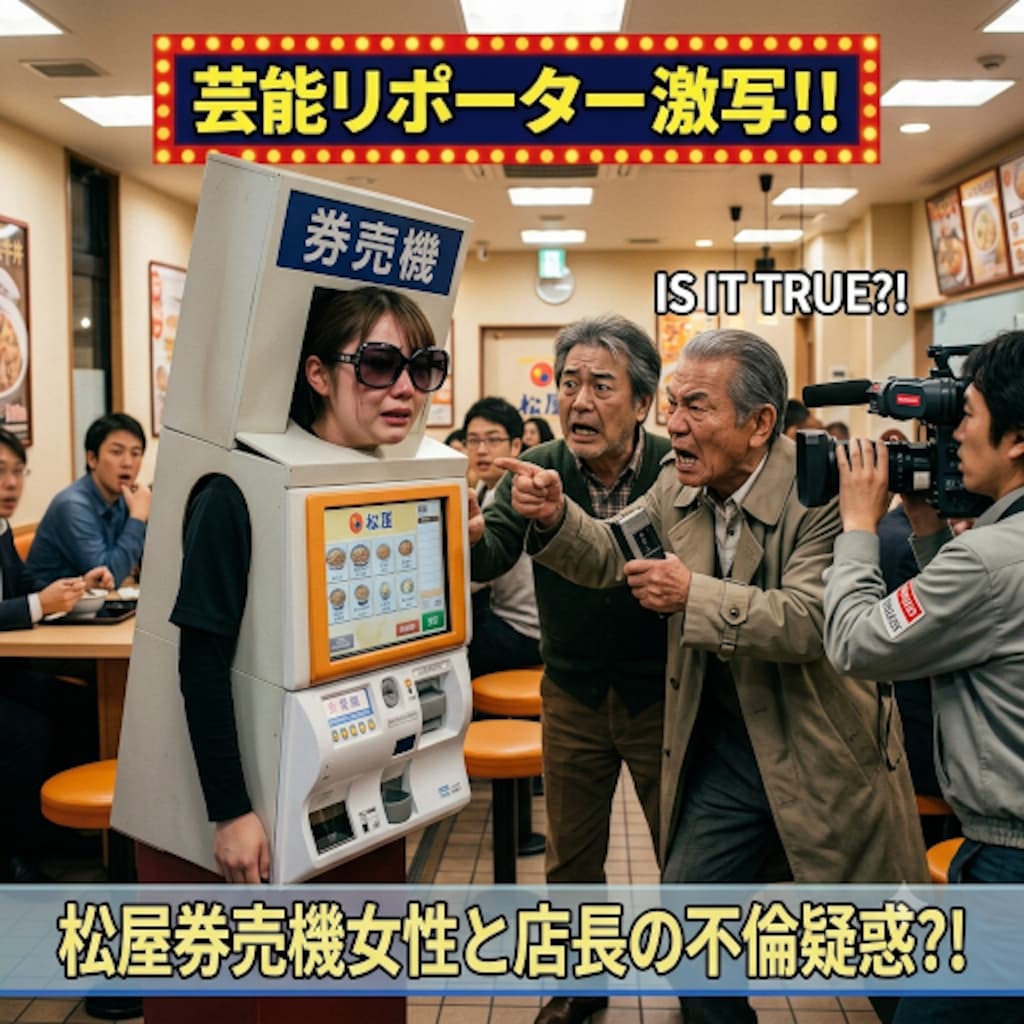 松屋券売機娘スキャンダル