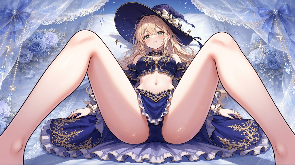 金髪少女と水着　その8-8