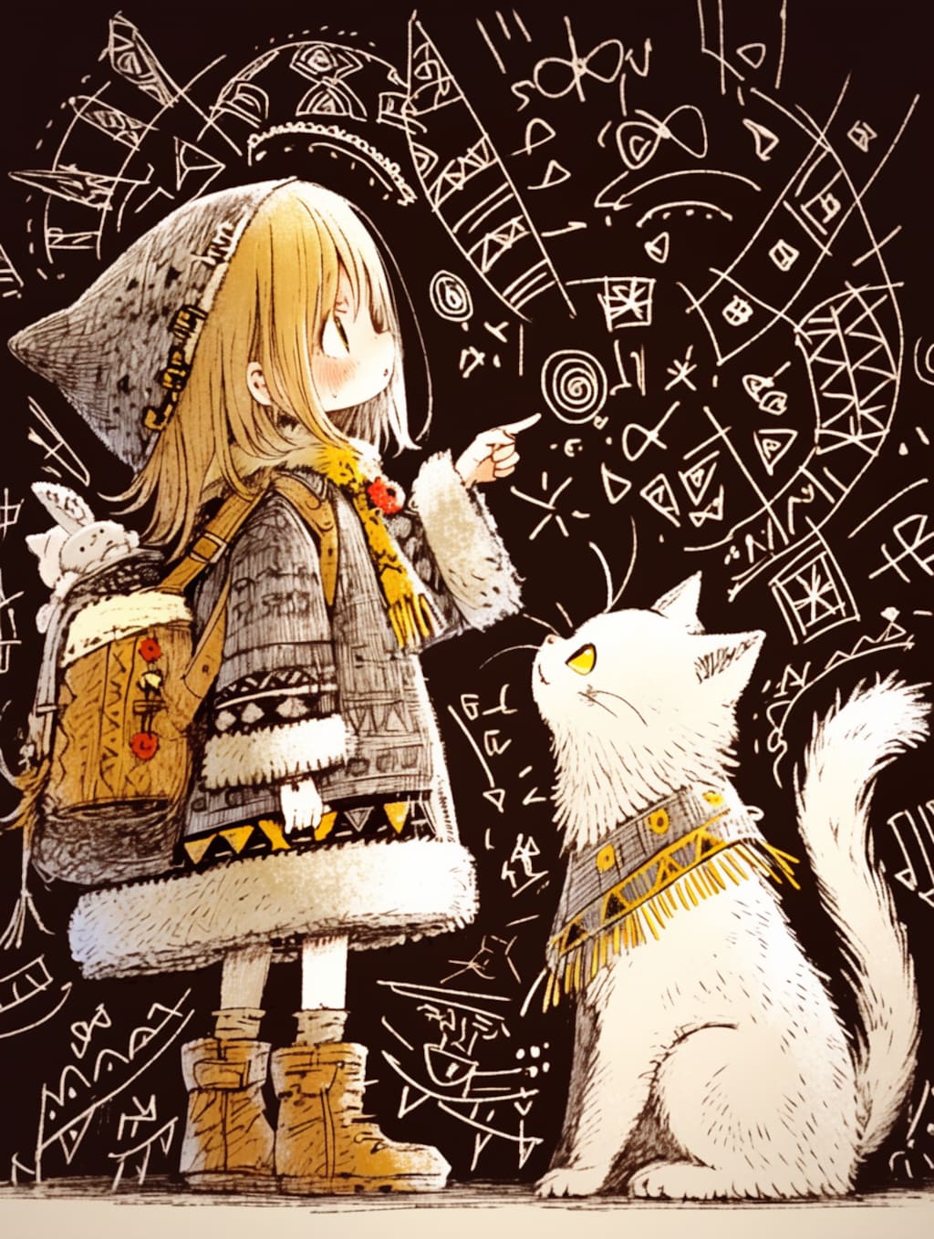 ねこにひみつを教える日