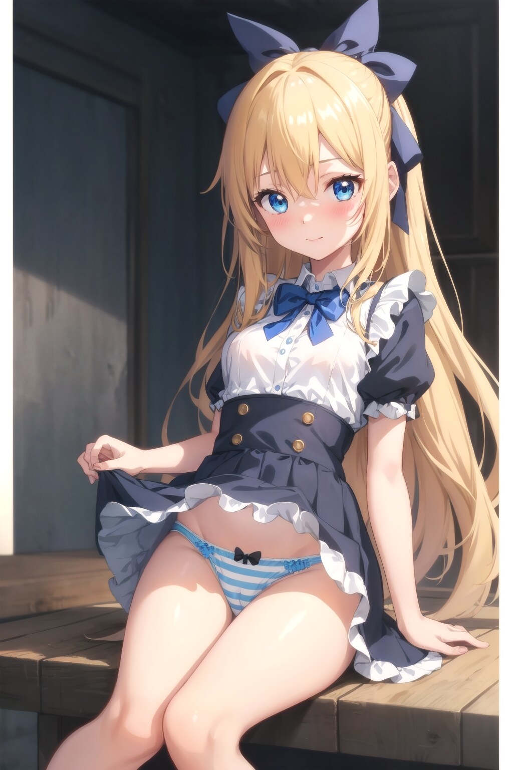 エプロンドレスな金髪ちゃん