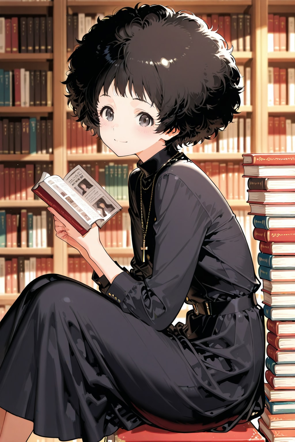 本を読む事 | の人気AIイラスト・グラビア