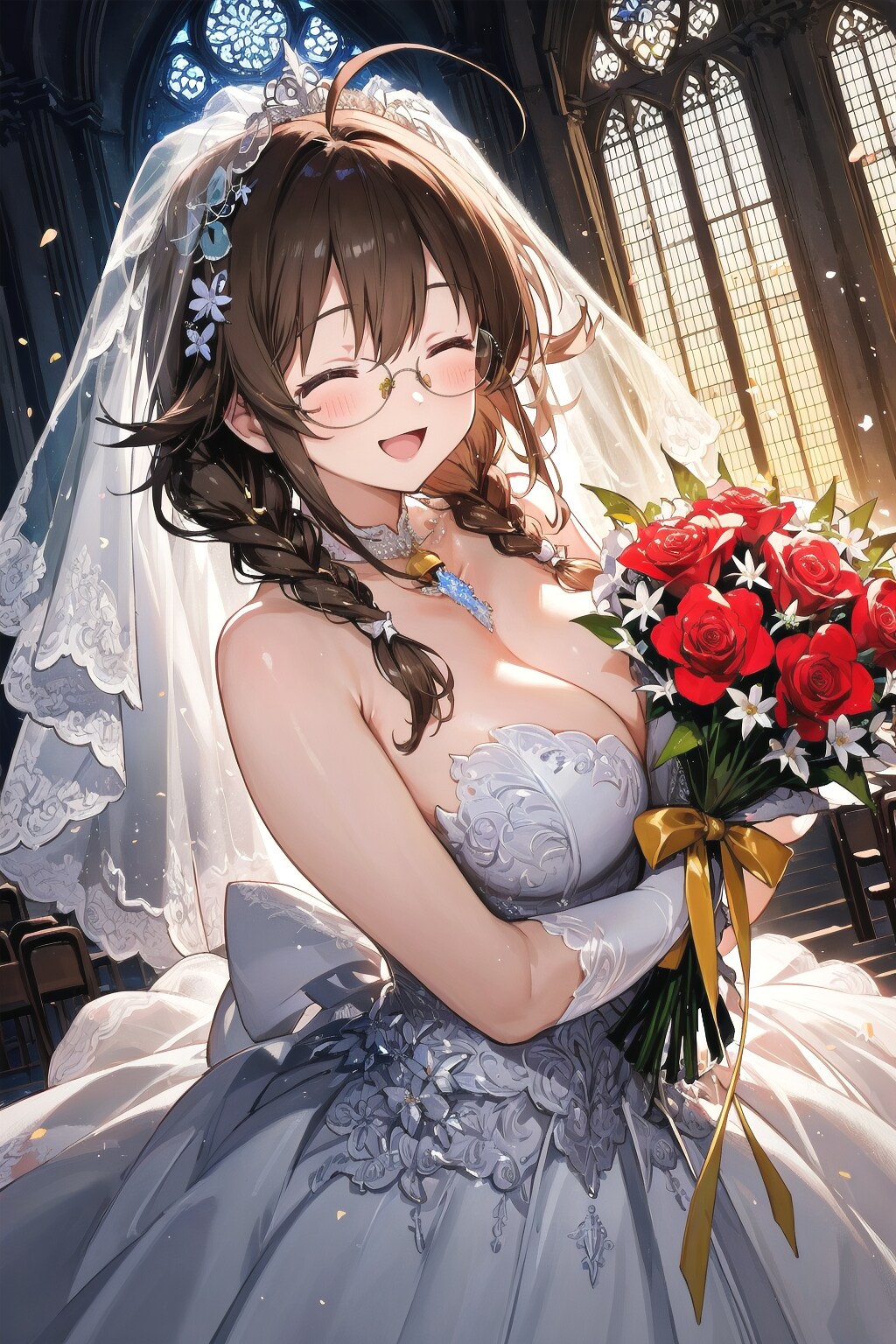 すみかちゃんのウェディングドレス