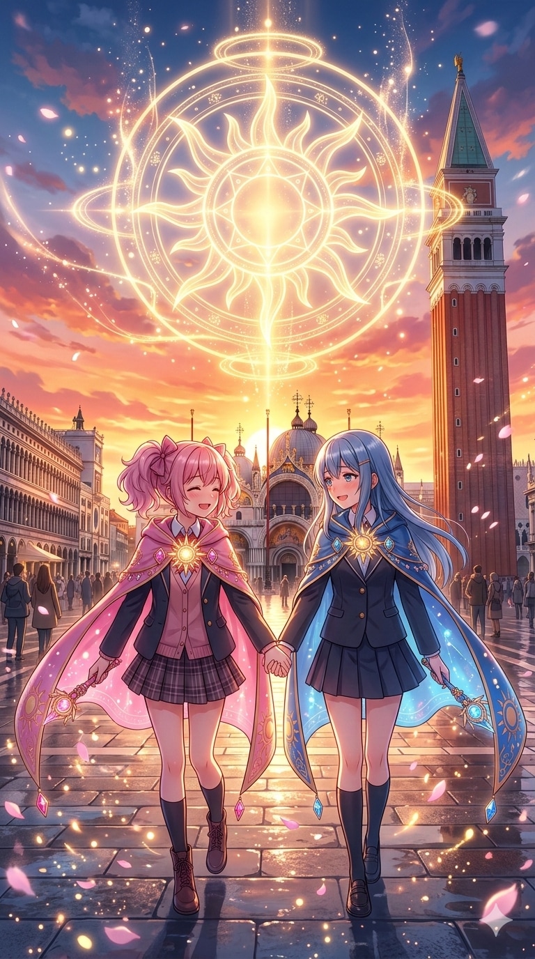 卒業デートの魔法少女