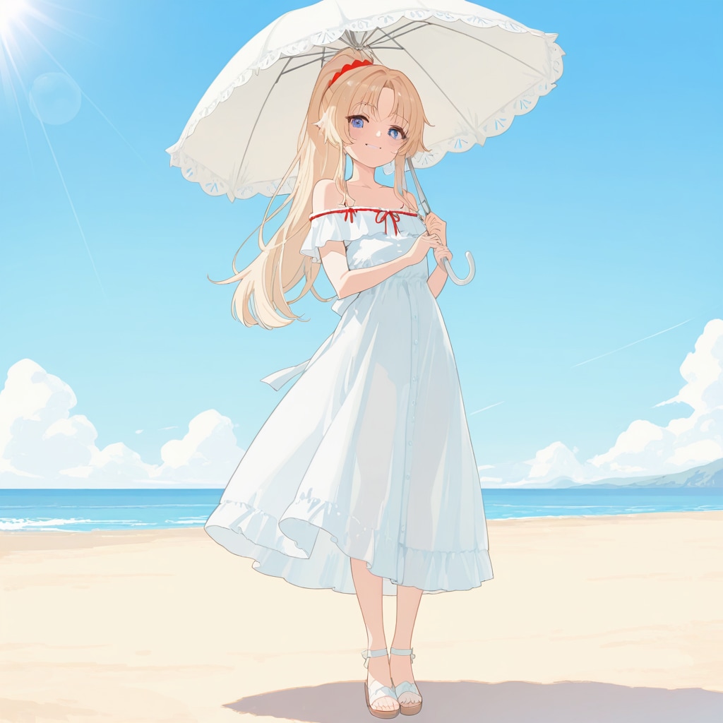 夏のビーチ