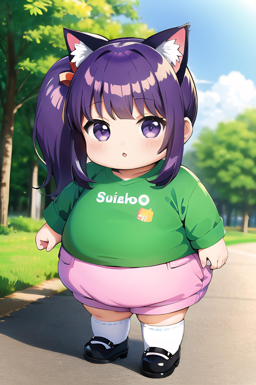 ぽっちゃりしたちびキャラ