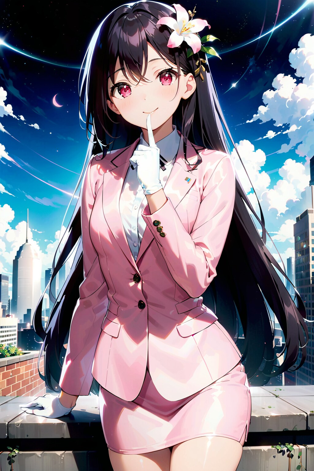サテンスーツ美女　エメラルド版