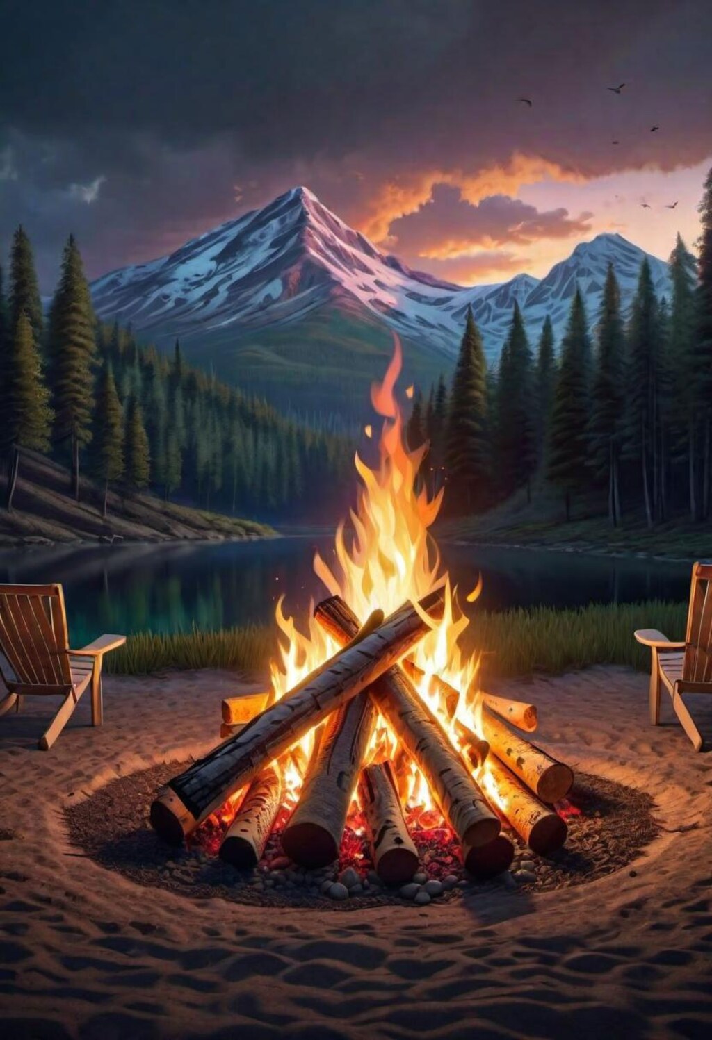 キャンプファイヤー