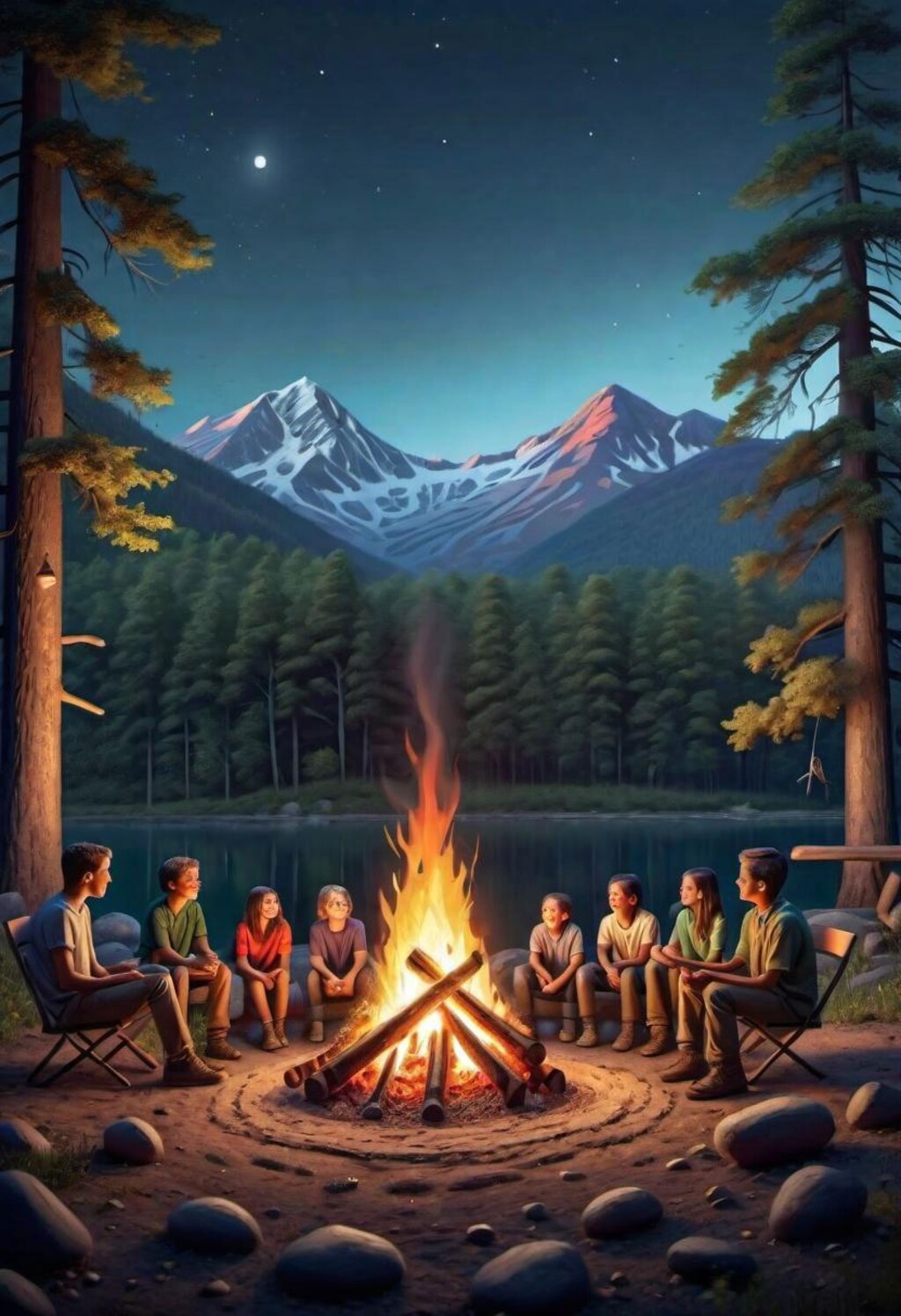 キャンプファイヤー