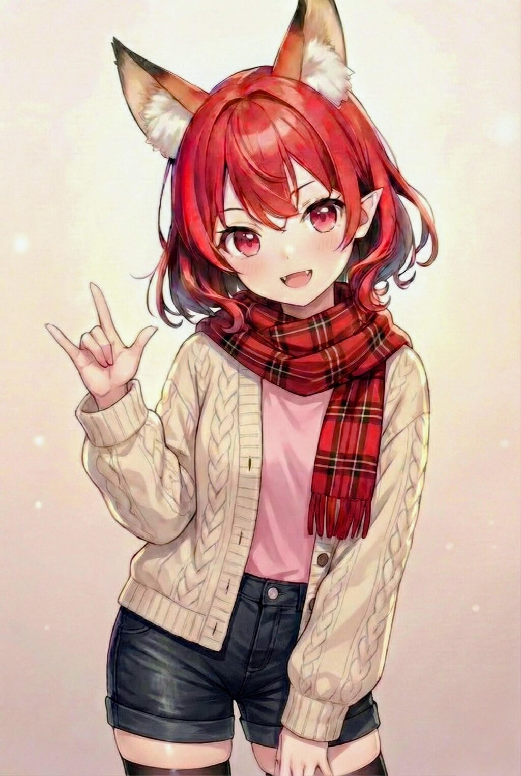 狐娘カエデしゃんとアイコンさんだべ〜