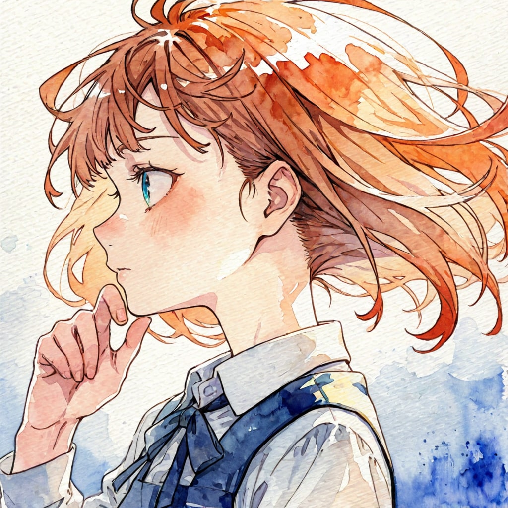 横顔 | の人気AIイラスト・グラビア