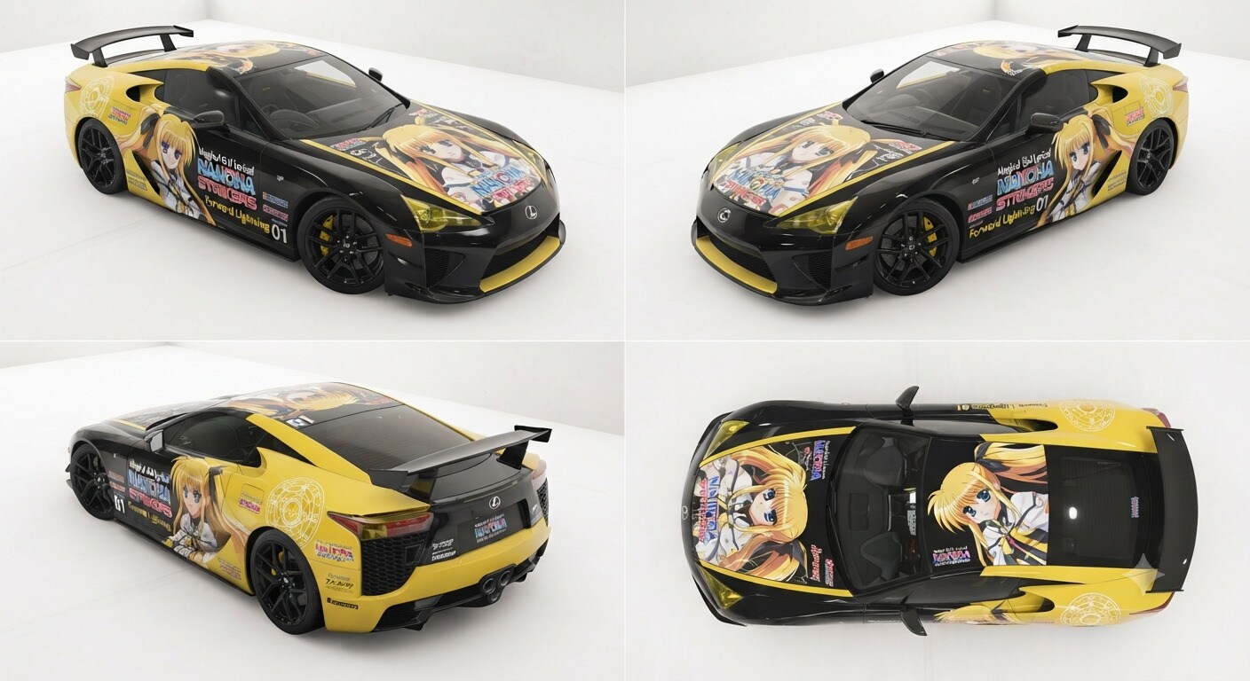 フェイトテスタロッサ痛車LFA | の人気AIイラスト・グラビア