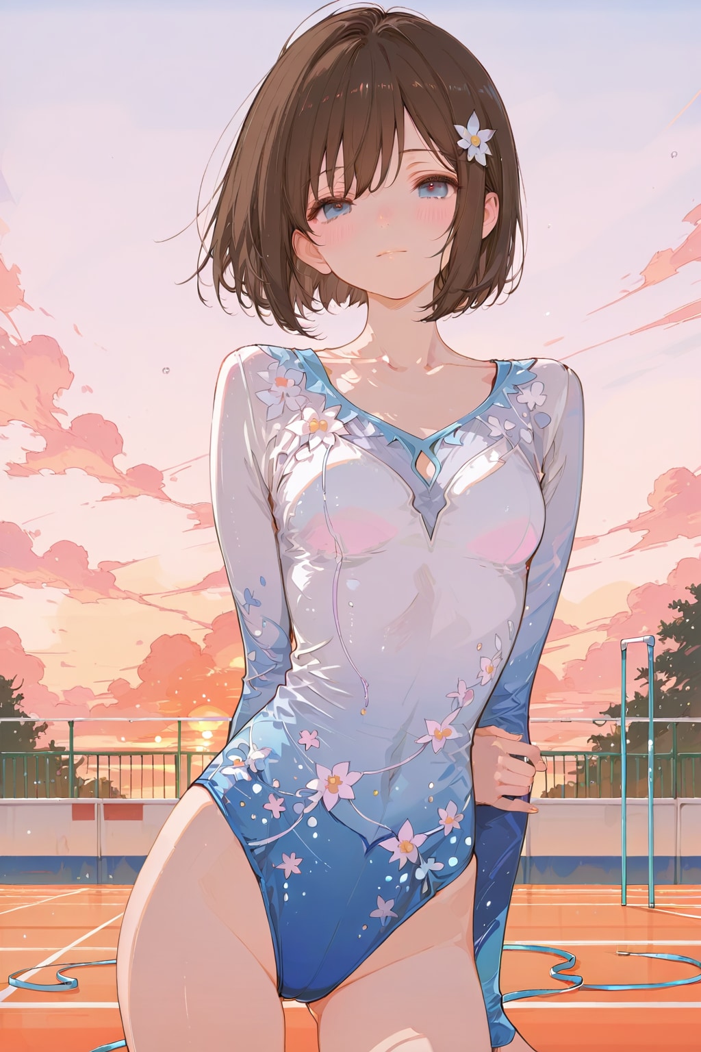 新モデルの夕焼け新体操詩織ちゃん