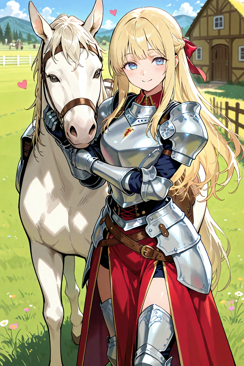 女騎士と愛馬(牝) | の人気AIイラスト・グラビア