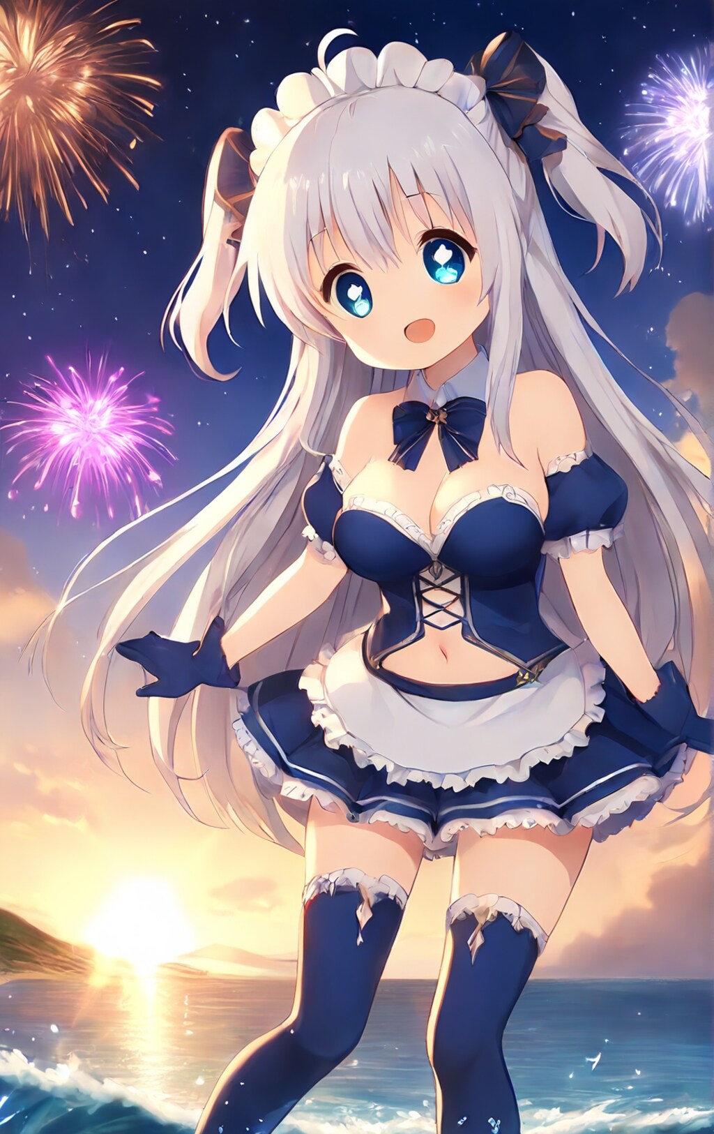 チャイナメイドの女の子