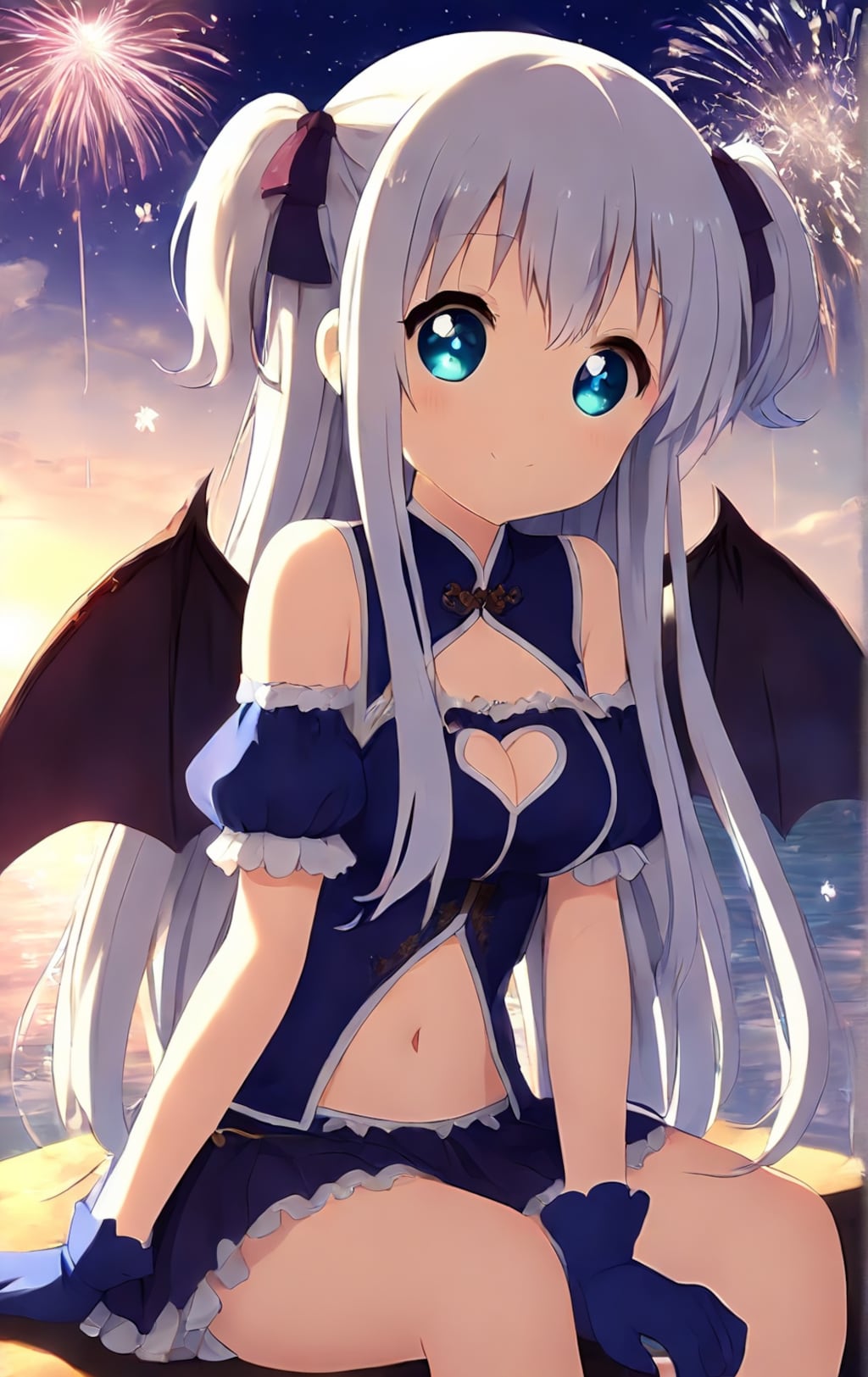 チャイナメイドの女の子