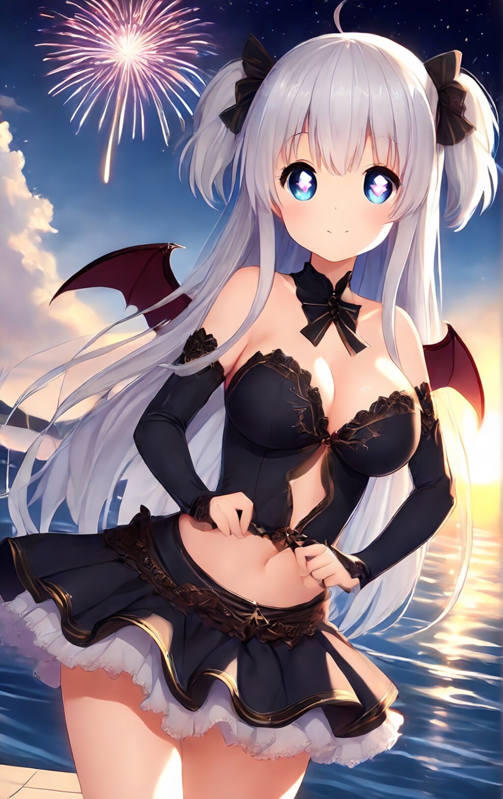 チャイナメイドの女の子