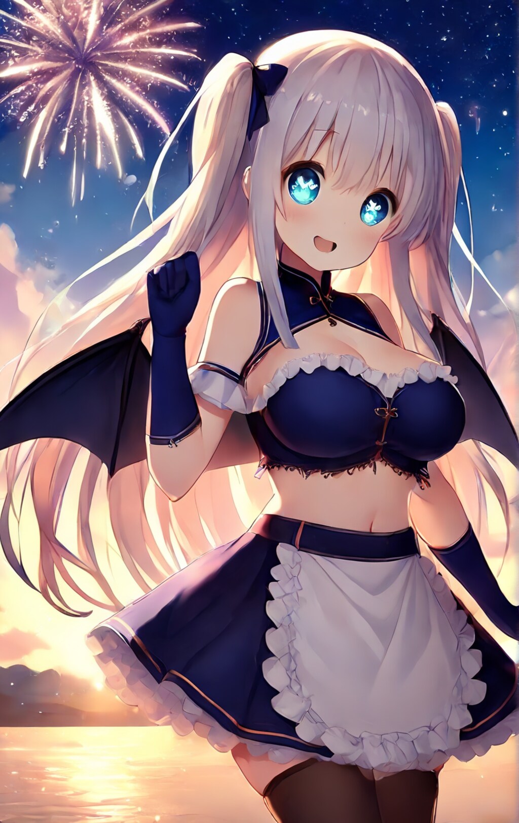 チャイナメイドの女の子