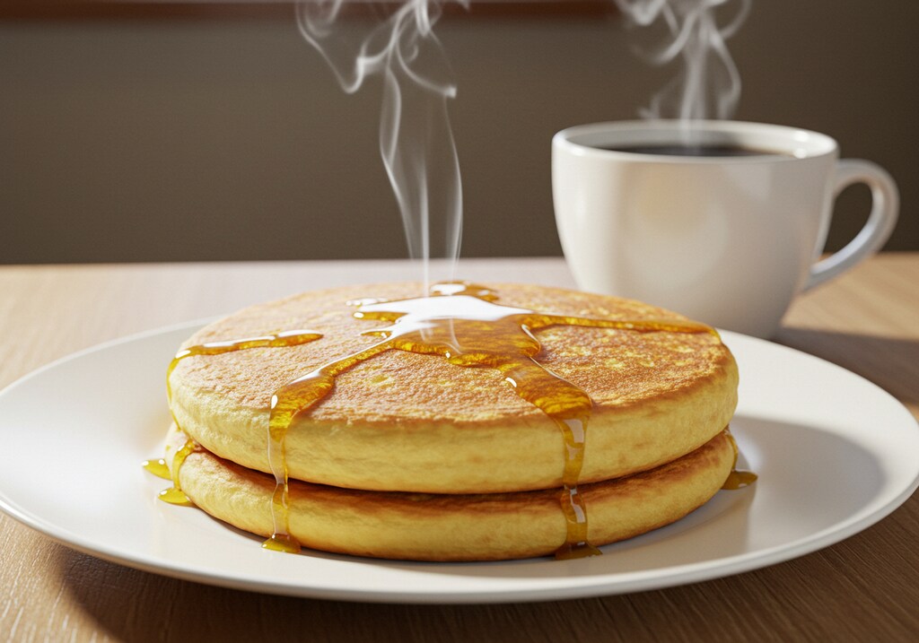 粉もんデザートにホットケーキと珈琲のセット