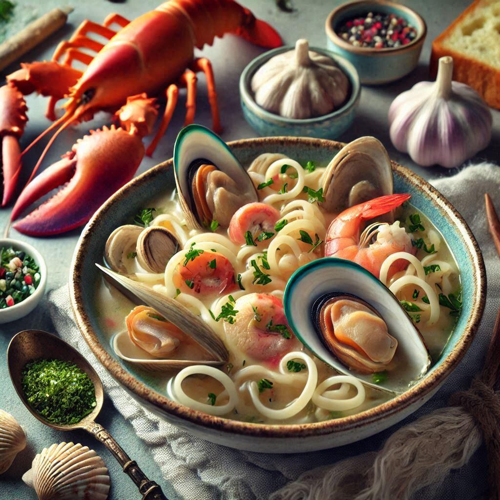 白組seafood noodle