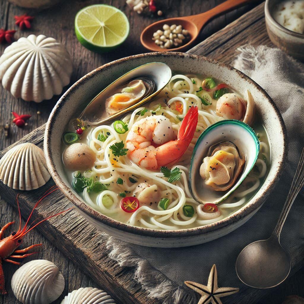 白組seafood noodle