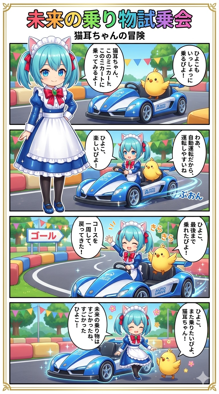 未来の乗り物試乗会 | の人気AIイラスト・グラビア